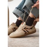 Daxtors Garantili Carina Günlük Ortopedik Kadın Sneaker Spor Ayakkabı Leopar