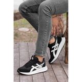 Daxtors Garantili D120 Günlük Ortopedik Erkek Sneaker Spor Ayakkabı Siyah-beyaz