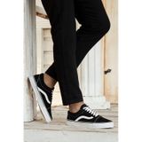 Daxtors Garantili Wanso Günlük Ortopedik Erkek Sneaker Spor Ayakkabı Siyah