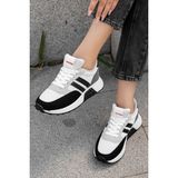 Daxtors Lolita Günlük Ortopedik Kadın Sneaker Spor Ayakkabı - Füme