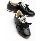 Daxtors RS05 Günlük Ortopedik Kadın Sneaker Spor Ayakkabı - Siyah