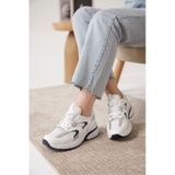 Daxtors Sameto Günlük Ortopedik Kadın Sneaker Spor Ayakkabı Beyaz