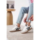 Daxtors Tagras Kadın Günlük Ortopedik Sneaker Spor Ayakkabı - Beyaz