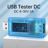 Day 0.96 Inç IPS LCD Ekran 13 In 1 Çok Fonksiyonlu USB Test Cihazı Gerilim Akım Güç Ölçer Voltmetre Ampermetre Dc 4 ~ 30 V 5A
