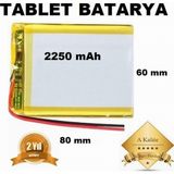 Day 2250 mAh Tablet Pil 7.8,9,10,11,12 İNC TABLETLER İÇİN ÜNİVERSAL BATARYA Garantili