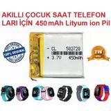 Day 450 Mah Twox Q12 Akilli Cocuk Saat Telefon Batarya - Pil 3.7V 450Mah 582728 Pil