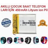 Day 450 Mah Wikys Q528 Akilli Cocuk Saat Telefon Batarya Pil 3.7V 582728