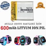 Day Akilli Cocuk Saat Batarya - Pil 3.7V 600Mah 582728 Pil 2 Yil Garantili