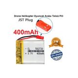 Day JST 400 mAh 3.7V Kırmızı Soket Drone Helikopter Oyuncak Araba Telsiz Telefon Pili