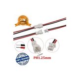 Day Jst-xh 1.25mm 2-pin Drone Pili Soketi Dişi Erkek 10 Cm Kablo Garantili