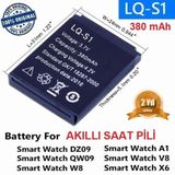 Day Lq-01 Gt08 Akilli Saat Batarya - Pil 4.2V 380Mah