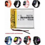 Day onkatech Akıllı Çocuk Saat Bataryası - Pil 3.7v 400mah Ölçüler : 58x27x28