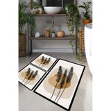 DAY SUNRISE DJT 3 LU SET Banyo Halısı Banyo Paspası Çok Renkli