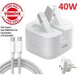 Day Tüm Type-C Cep Telefonları için Şarj Cihazı 40W Adaptör + 66W USB-C To USB-C Kablo + Plug Çeviriçi (Türk Malı 2 Yıl Garantili)