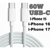 Day USB-C to USB-C 1 Metre Kablo 60W Güç PPS 2.0 Desteği Super Hızlı Şarj 480 Mbps Data Aktarım Hızı Type-C iphone 15 16 17