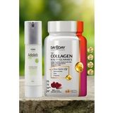 Day2Day Kolajen Tip 1 ve Tip 3 Çiğnenebilir 60 Jel Form Kırışıklık ve Leke Karşıtı Krem Adaleb Plus 50 ml
