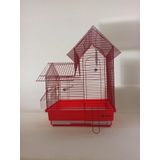 DaYang 35x28x47 cm Kırmızı Villa Kuş Kafesi