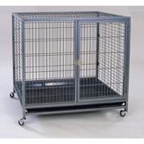 Dayang Köpek Kafesi Galveniz TEKER.95X57X87 Dsdrn - Siyah