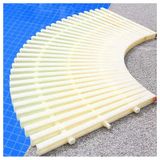 Dayanıklı 3 Yollu Yüzme Havuzu Drenaj Izgarası 4'lü Set, 20x100CM ABS Plastik Yer Sifonu Kapağı, Kapalı/Açık Duş Drenaj Çözümü, Verimli Su Taşma Kontrolü