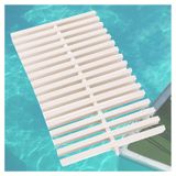 Dayanıklı ABS Plastik Havuz Drenaj Izgarası Kapak Şeridi - 30x100CM, 10 adet - Kapalı/Açık Havuzlar için Taşma Koruması, Yüzme Aktiviteleri için Güvenlik Sağlar