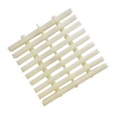 Dayanıklı ABS Plastik Havuz Tahliye Izgarası Kapak Şeridi - 4'lü Paket, 20x100CM, İç Mekan/Dış Mekan Kullanımı için Mükemmel, Yüzme Havuzları ve Teraslar için Verimli Taşma Çözümü