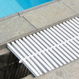 Dayanıklı Açık Havuz Tahliye Izgarası, Veranda, Yol ve Çiftlik için Kaynaklı Kanalizasyon Örtüsü, Verimli Drenaj Çözümü (2'li Paket, 20 x 100 cm)