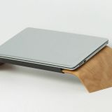 Dayanıklı Ahşap Notebook Yükseltici Ve Tutucu Masa Üstü Laptop Standı, Kahverengi