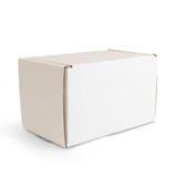 Dayanıklı E-Ticaret Kutuları – 25x15x15 cm (25 Adet), Güçlü Dalgalı Mukavva Kargo Kutusu, Kolay Katlanır ve Hafif, Online Satış, Depolama ve Güvenli Kargo İçin Uygun, (BEYAZ)
