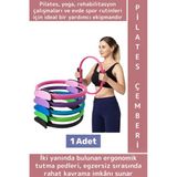 Dayanıklı Fitness Aerobik Bacak Kol Kalça Karın Kas Şekillendiren Güçlendiren Esnek Pilates Çemberi