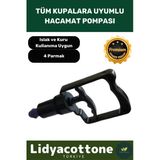 Dayanıklı Hacamat Pompası Premium Tüm Kupalara Uyumlu 4 Parmak Islak Kuru Kullanıma Uygun