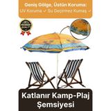Dayanıklı Katlanabilir Fiber Tel Büyük Boy 170CM Deniz Bahçe Balkon Piknik Kamp Güneş Plaj Şemsiyesi - 4003 - diğer