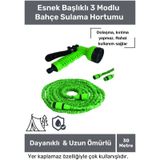 Dayanıklı Kırılmaz 3 Modlu Uzayan Bahçe Sulama Araç Yıkama Hortumu 30 Metre