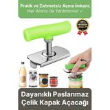 Dayanıklı Ölçülü Ayarlanabilir Paslanmaz Çelik Mutfak Pratik Kavanoz Konserve Şişe Kapak Açacağı