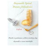Dayanıklı Spiral Patates Dilimleyici Mutfak Eğlenceli Pratik Kızartma Garnitür Atıştırmalık