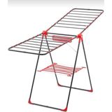 Dayanıklı ve Katlanabilir Metal Çamaşır Kurutmalığı, Pratik Kullanım Sağlar. - Ahşap - Seçenek 1