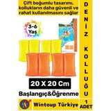 Dayanıklı Yüzme Başlangıç Öğrenme 3-6 Yaş Çift Boğumlu Havuz Yüzme Çocuk Deniz Kolluğu