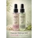 Daycare Kolonya Seti Kiraz Çiçeği & Zeytin Çiçeği 80° 100 ml Sprey (2’li Set)