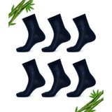 Dayco Bambu Erkek Dikişsiz Yarım Konç Yazlık Çorap 6'lı 38-40 - Lacivert - 38 - 40