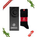 Dayco Bambu Kışlık Erkek Siyah Çorap 6 Çift Siyah Kutulu - 41 - 45 - Siyah (A)