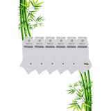 Dayco Beyaz Erkek Bambu Patik Çorap 6'lı Set 38- 40 - 38 - 40