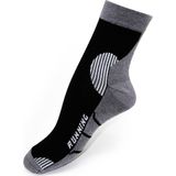 Dayco Desenli Havlu Taban Premium Sporcu Çorabı - 40 - 44 - Gri - Yeşil - Siyah