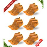 Dayco Dikişsiz Kulaklı Bambu Süper Patik Çorap - 35 - 38 - Hardal