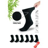 Dayco Füme Renk Erkek Diyabetik Kışlık Bambu Soket Çorap 6lı Set (PİRİNÇ ÖRGÜLÜ SIKMAYAN BAMBU ÇORAP)