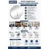 Dayco Jumbo Rulo Tuvalet Kağıdı Dispenseri 25 Cm 430 Kalite Krom