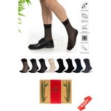 Dayco Premium Bambu Yazlık Soket Çorap Kraft Kutulu 8li Karışık Paket - 480-38-40 - 38 - 40
