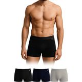 Dayco Premium Cotton Erkek Boxer Asorti Üçlü Paket - CBX103-XXL-AST-UCLU - 2XL - Çok Renkli