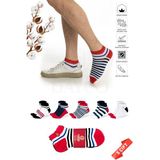 Dayco Premium Dikişsiz 5li Penye Patik Çorap - 752-Asorti-40-44-PTK - 40 - 44 - Çok Renkli