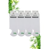 Dayco Premium Dikişsiz Erkek Sneakers Spor Bambu Çorap (Görünmez Çorap) 38-40 - Beyaz - 38 - 40