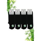 Dayco Premium Dikişsiz Erkek Sneakers Spor Bambu Çorap (Görünmez Çorap) 38-40 - Siyah - 38 - 40