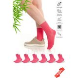 Dayco Premium Dikişsiz Pembe Kadın Bambu Soket Çorap - 35-38 - 350-PMB - 35 - 38